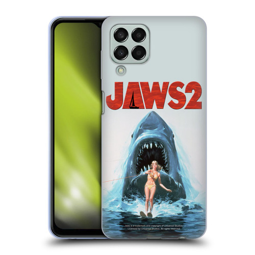 Jaws II Key Art Wakeboarding Poster Soft Gel Case for Samsung Galaxy M33 (2022)