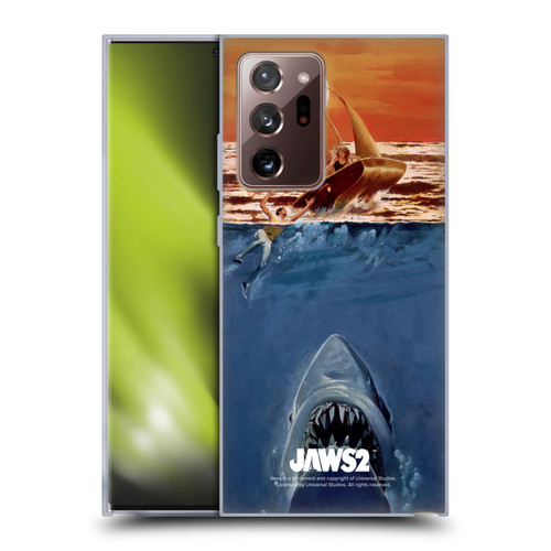 Jaws II Key Art Sailing Poster Soft Gel Case for Samsung Galaxy Note20 Ultra / 5G