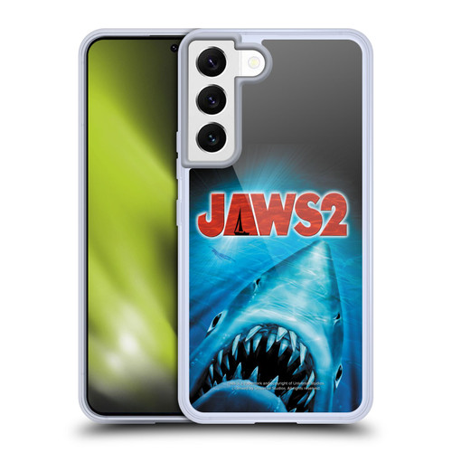 Jaws II Key Art Swimming Poster Soft Gel Case for Samsung Galaxy S22 5G