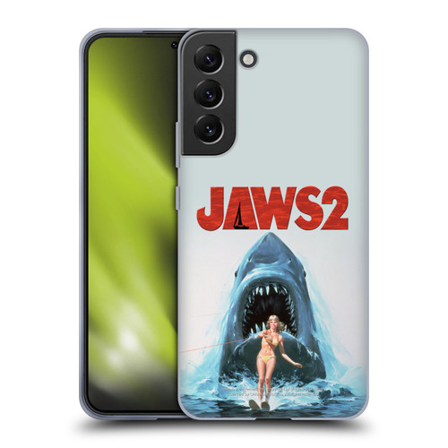 Jaws II Key Art Wakeboarding Poster Soft Gel Case for Samsung Galaxy S22+ 5G