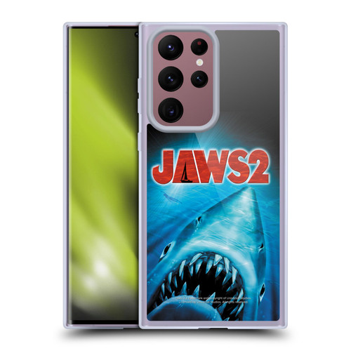 Jaws II Key Art Swimming Poster Soft Gel Case for Samsung Galaxy S22 Ultra 5G