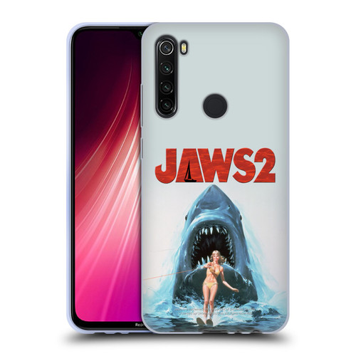 Jaws II Key Art Wakeboarding Poster Soft Gel Case for Xiaomi Redmi Note 8T