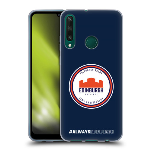 Edinburgh Rugby Graphics 150th Logo Soft Gel Case for Huawei Y6p