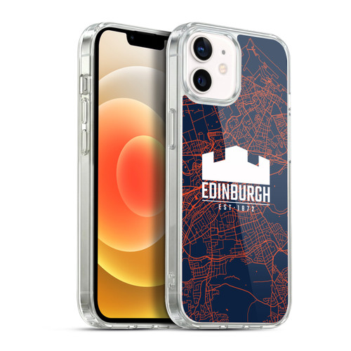 Edinburgh Rugby Graphics Map Soft Gel Case for Apple iPhone 12 / iPhone 12 Pro & MagSafe