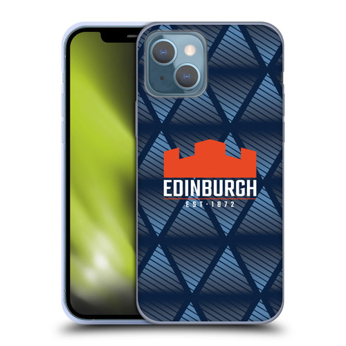 Edinburgh Rugby Graphics Pattern Soft Gel Case for Apple iPhone 13