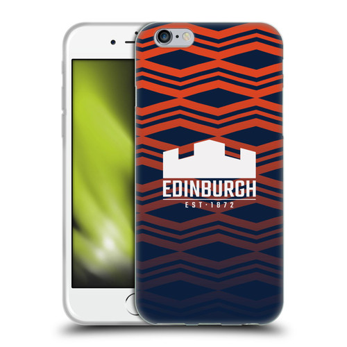 Edinburgh Rugby Graphics Pattern Gradient Soft Gel Case for Apple iPhone 6 / iPhone 6s