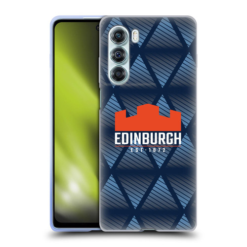 Edinburgh Rugby Graphics Pattern Soft Gel Case for Motorola Edge S30 / Moto G200 5G