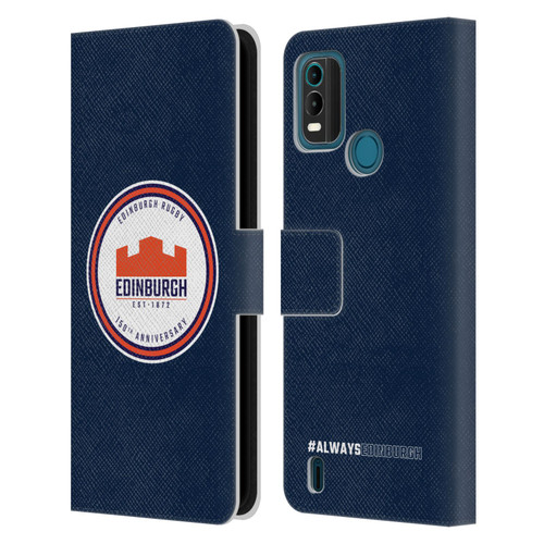 Edinburgh Rugby Graphics 150th Logo Leather Book Wallet Case Cover For Nokia G11 Plus