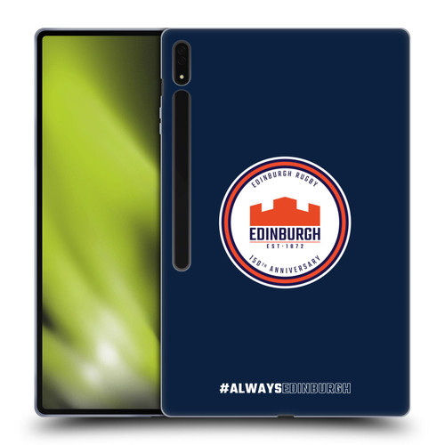 Edinburgh Rugby Graphics 150th Logo Soft Gel Case for Samsung Galaxy Tab S8 Ultra
