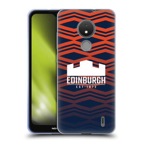 Edinburgh Rugby Graphics Pattern Gradient Soft Gel Case for Nokia C21
