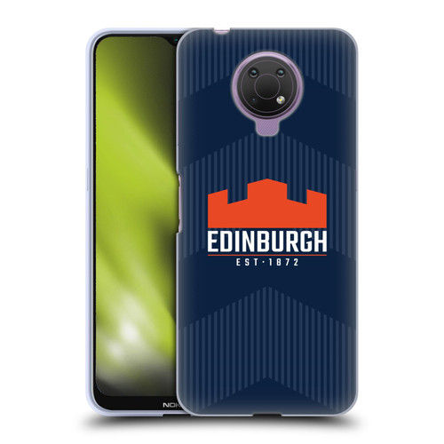 Edinburgh Rugby Graphics Lines Soft Gel Case for Nokia G10