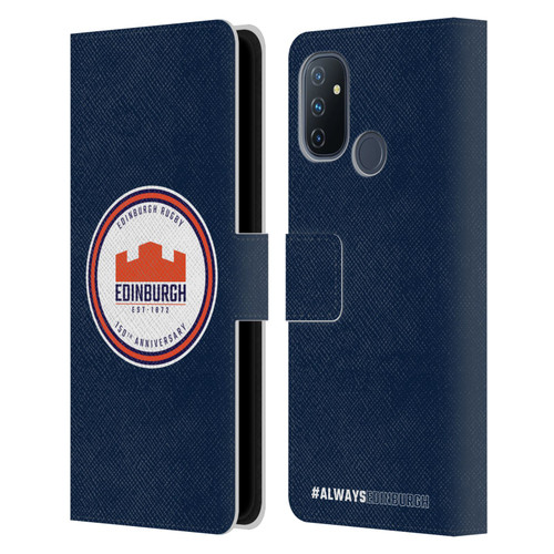 Edinburgh Rugby Graphics 150th Logo Leather Book Wallet Case Cover For OnePlus Nord N100
