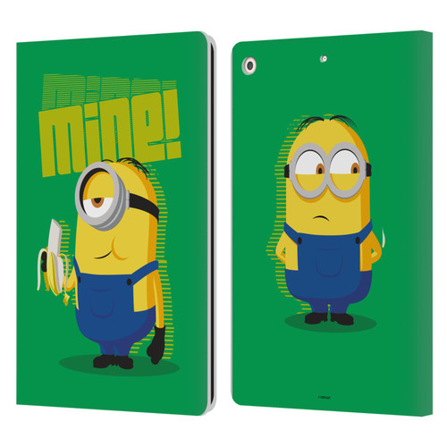 Minions Rise of Gru(2021) 70's Banana Leather Book Wallet Case Cover For Apple iPad 10.2 2019/2020/2021