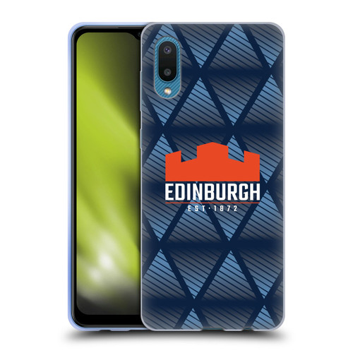 Edinburgh Rugby Graphics Pattern Soft Gel Case for Samsung Galaxy A02/M02 (2021)