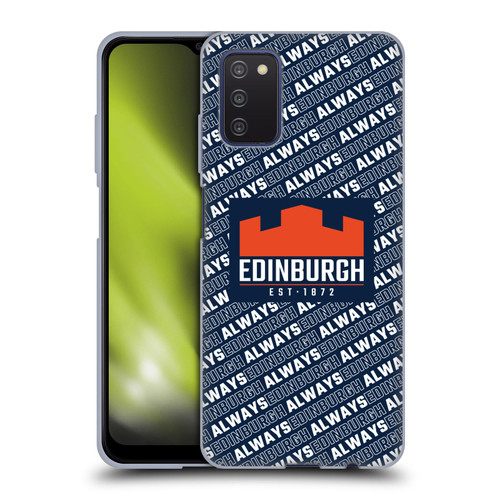 Edinburgh Rugby Graphics Logo Pattern Soft Gel Case for Samsung Galaxy A03s (2021)