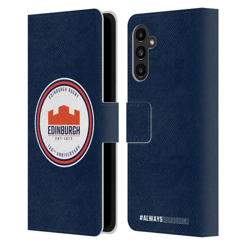 Edinburgh Rugby Graphics 150th Logo Leather Book Wallet Case Cover For Samsung Galaxy A13 5G (2021)