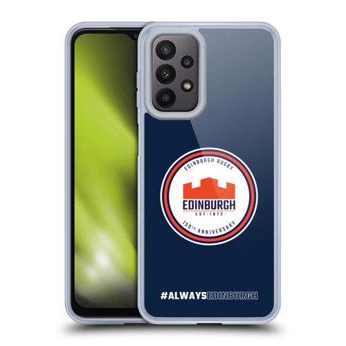 Edinburgh Rugby Graphics 150th Logo Soft Gel Case for Samsung Galaxy A23 / 5G (2022)