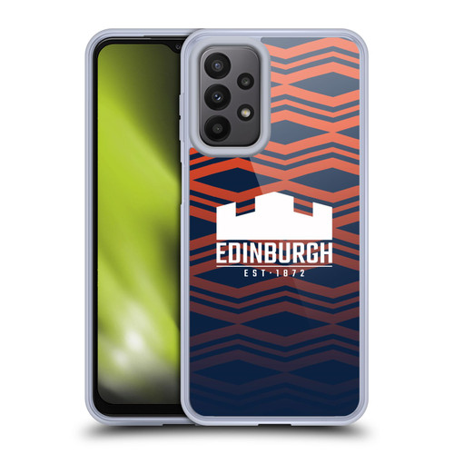 Edinburgh Rugby Graphics Pattern Gradient Soft Gel Case for Samsung Galaxy A23 / 5G (2022)