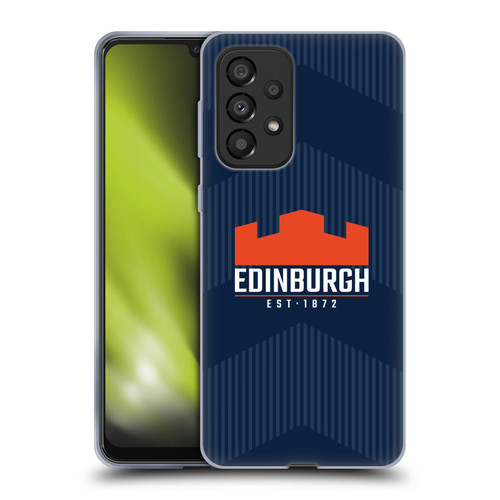 Edinburgh Rugby Graphics Lines Soft Gel Case for Samsung Galaxy A33 5G (2022)