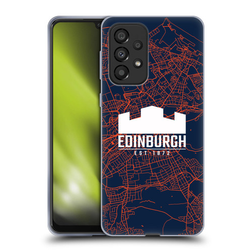 Edinburgh Rugby Graphics Map Soft Gel Case for Samsung Galaxy A33 5G (2022)