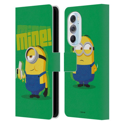 Minions Rise of Gru(2021) 70's Banana Leather Book Wallet Case Cover For Motorola Edge X30