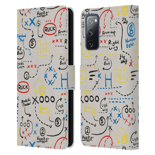 England Rugby Union Kids Older Play Leather Book Wallet Case Cover For Samsung Galaxy S20 FE / 5G