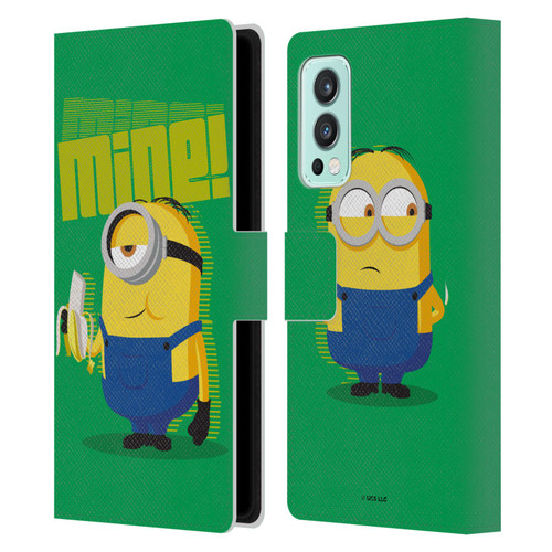 Minions Rise of Gru(2021) 70's Banana Leather Book Wallet Case Cover For OnePlus Nord 2 5G