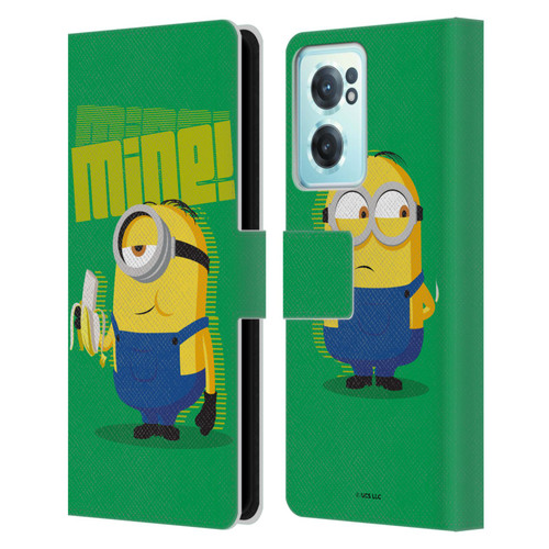 Minions Rise of Gru(2021) 70's Banana Leather Book Wallet Case Cover For OnePlus Nord CE 2 5G