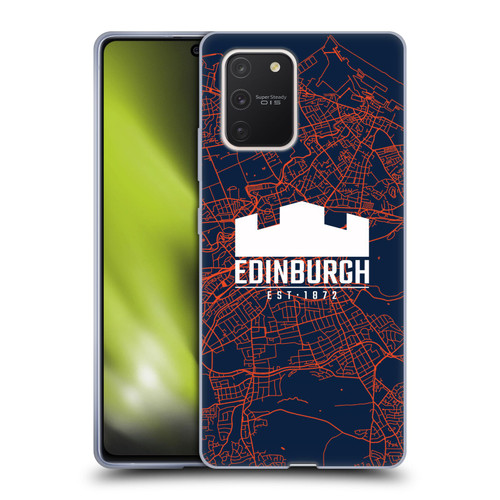 Edinburgh Rugby Graphics Map Soft Gel Case for Samsung Galaxy S10 Lite