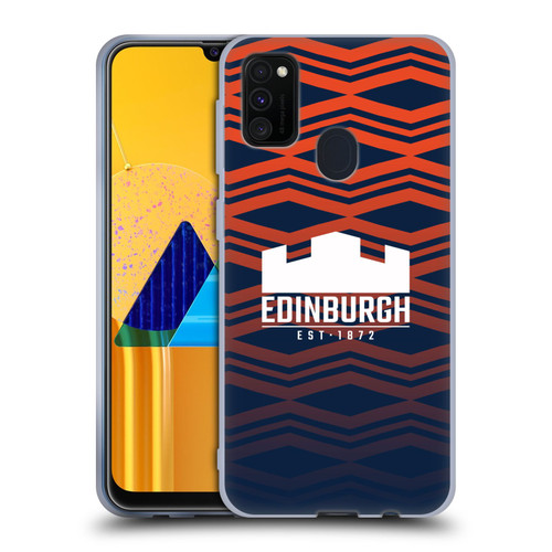 Edinburgh Rugby Graphics Pattern Gradient Soft Gel Case for Samsung Galaxy M30s (2019)/M21 (2020)