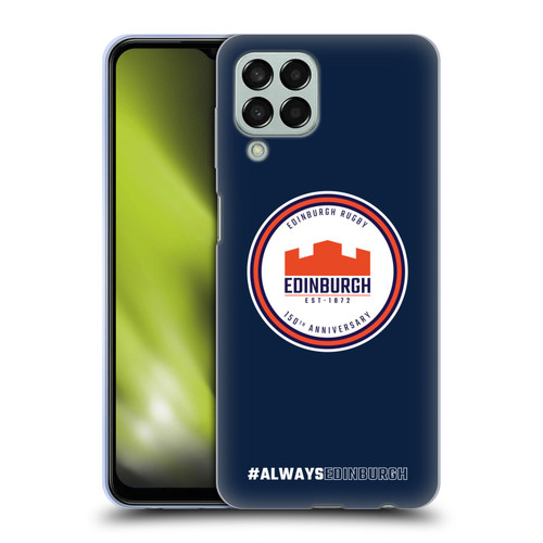 Edinburgh Rugby Graphics 150th Logo Soft Gel Case for Samsung Galaxy M33 (2022)