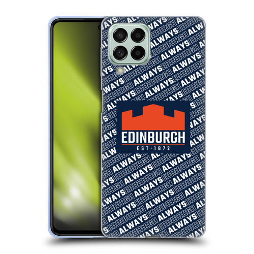 Edinburgh Rugby Graphics Logo Pattern Soft Gel Case for Samsung Galaxy M53 (2022)