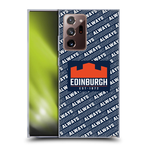 Edinburgh Rugby Graphics Logo Pattern Soft Gel Case for Samsung Galaxy Note20 Ultra / 5G