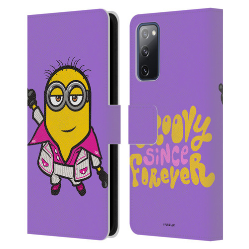 Minions Rise of Gru(2021) 70's Phil Leather Book Wallet Case Cover For Samsung Galaxy S20 FE / 5G