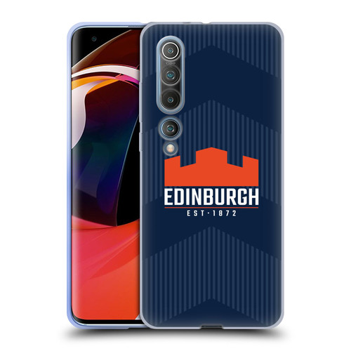 Edinburgh Rugby Graphics Lines Soft Gel Case for Xiaomi Mi 10 5G / Mi 10 Pro 5G
