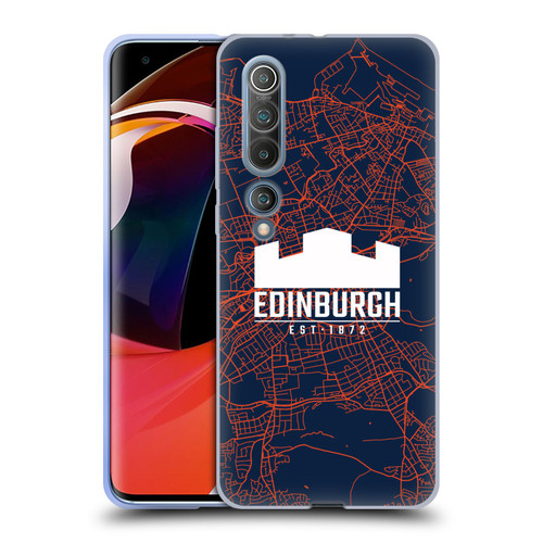 Edinburgh Rugby Graphics Map Soft Gel Case for Xiaomi Mi 10 5G / Mi 10 Pro 5G