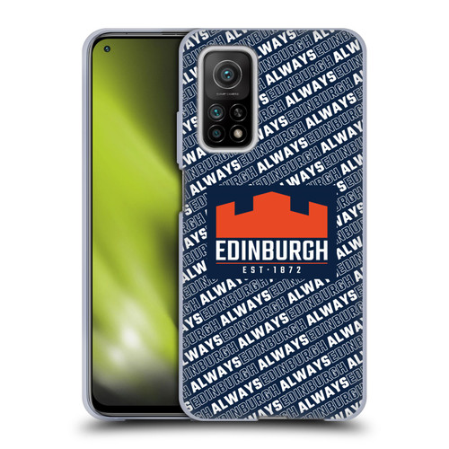Edinburgh Rugby Graphics Logo Pattern Soft Gel Case for Xiaomi Mi 10T 5G