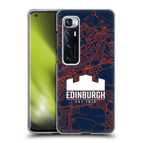 Edinburgh Rugby Graphics Map Soft Gel Case for Xiaomi Mi 10 Ultra 5G