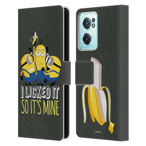 Minions Rise of Gru(2021) Humor Banana Leather Book Wallet Case Cover For OnePlus Nord CE 2 5G