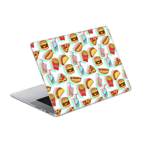 Micklyn Le Feuvre Patterns 2 Rainbow Fast Food Vinyl Sticker Skin Decal Cover for Apple MacBook Pro 14" A2442