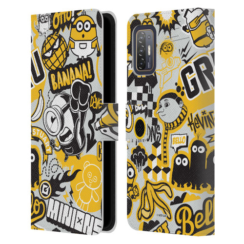 Minions Rise of Gru(2021) Iconic Mayhem Pattern 1 Leather Book Wallet Case Cover For HTC Desire 21 Pro 5G