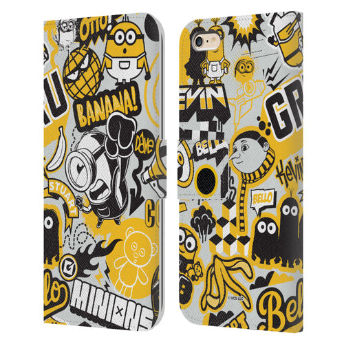 Minions Rise of Gru(2021) Iconic Mayhem Pattern 1 Leather Book Wallet Case Cover For Apple iPhone 6 Plus / iPhone 6s Plus