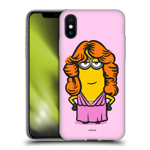 Minions Rise of Gru(2021) 70's Kevin Dress Soft Gel Case for Apple iPhone X / iPhone XS