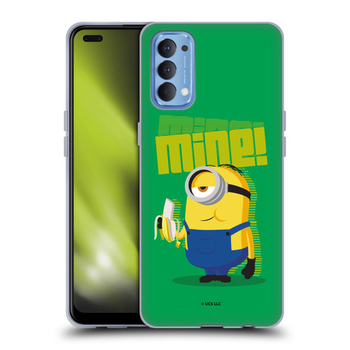 Minions Rise of Gru(2021) 70's Banana Soft Gel Case for OPPO Reno 4 5G