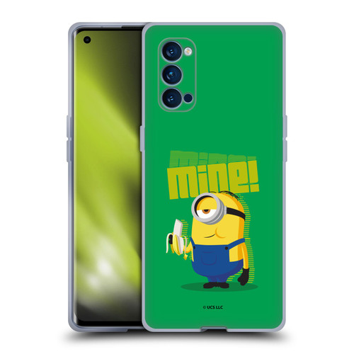 Minions Rise of Gru(2021) 70's Banana Soft Gel Case for OPPO Reno 4 Pro 5G