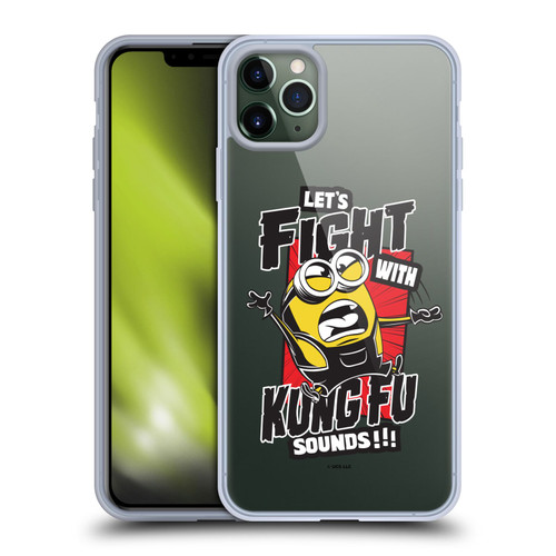 Minions Rise of Gru(2021) Asian Comic Art Kung Fu Soft Gel Case for Apple iPhone 11 Pro Max