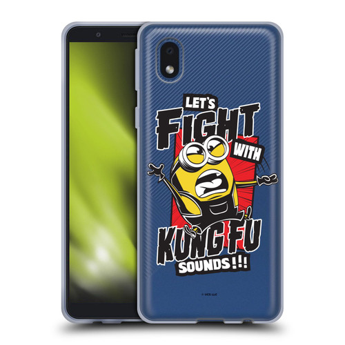 Minions Rise of Gru(2021) Asian Comic Art Kung Fu Soft Gel Case for Samsung Galaxy A01 Core (2020)