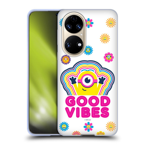 Minions Rise of Gru(2021) Day Tripper Good Vibes Soft Gel Case for Huawei P50