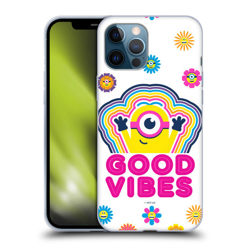 Minions Rise of Gru(2021) Day Tripper Good Vibes Soft Gel Case for Apple iPhone 12 Pro Max