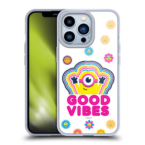 Minions Rise of Gru(2021) Day Tripper Good Vibes Soft Gel Case for Apple iPhone 13 Pro